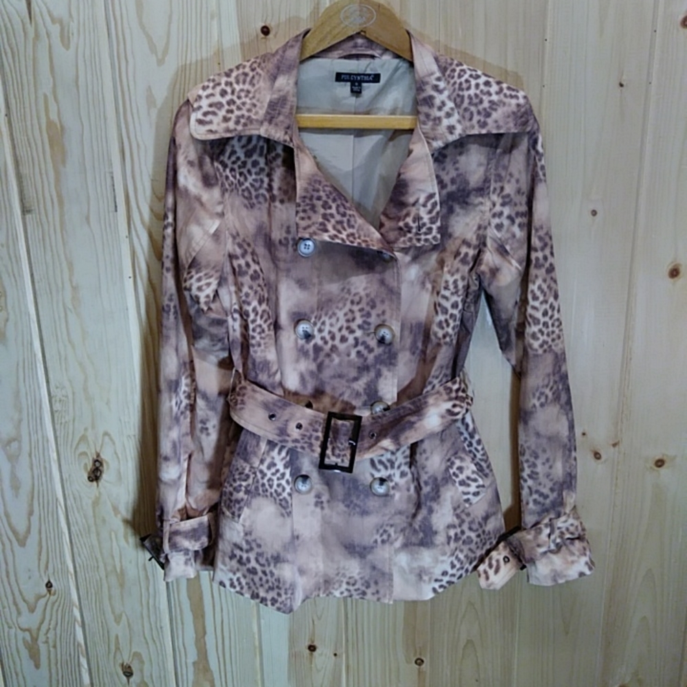 For Cynthia Leopard Print Jacket